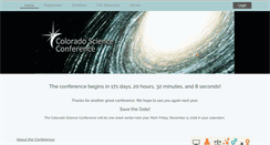 Desktop Screenshot of coloradoscience.org